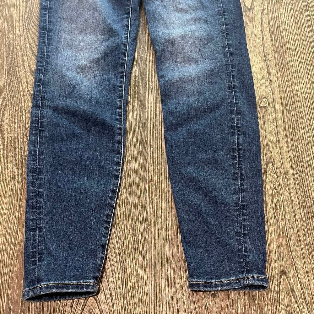 American Eagle Skinny Jeans High Rise Next Level Stretch Medium Wash Blue Size 4 - Picture 2 of 11